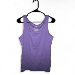 Faded Glory Lavender Scoop Neck Tank Top